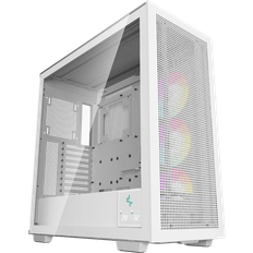 Deepcool Midi Tower (ATX) Case per Computer Deepcool Morpheus Tempered Glass White