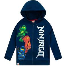 Ninjago kläder barn Maskerad Lego Wear Ninjago Zip Up Hoodie - Blue