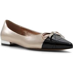 Aldo Women Low Shoes Aldo Women's Maddelyn Pointed-Toe Ballerina Flats Platino 9M