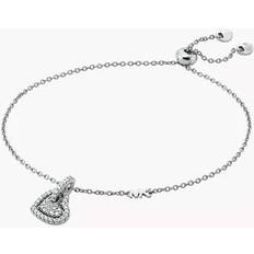 Michael Kors Pavé Heart Bracelet - Silver