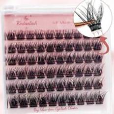 Individuella fransar Lösögonfransar Shein Self Adhesive Eyelashes Press On Lashes Clusters Natural 10-16mm Self Adhesive Eyelashes Natural Lash Extensions No Glue Needed Cluster Lashes 60pcs P