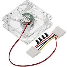 Uxcell Clear computer case fan 1800rpm 80mm 4 pin