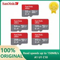 SanDisk Ultra Micro SD Card 512GB 256GB 128GB 64GB 32GB MicroSDXC Card MicroSDHC UHS-I Class10 Micro SD Card 140MB TF Card SD/TF Flash Card Mini SD F