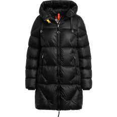 Parajumpers Women Clothing Parajumpers Down Jackets, female, Black, Quilted Black Jacket with Hood