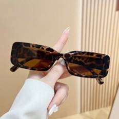 Solglasögon Shein 1pc Fashionable Y2K Square Cute Retro Sport For Shades Beach Accessories