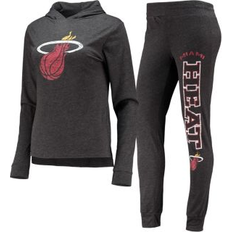 Clothing Concepts Sport Women's Black Miami Heat Hoodie & Pants Sleep Set Black