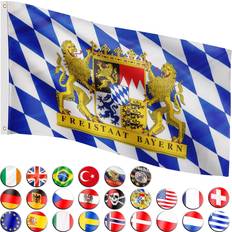 Drapeaux FlagMaster Drapeau 30 Drapeaux Différents Au Choix, Taille 120 cm x 80 cm