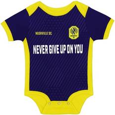 Yellow Bodysuits Children's Clothing Outerstuff Sold by: Fanatics, Newborn & Infant Navy/Yellow Nashville SC Field Player Bodysuit