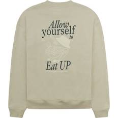 Herre - Naturfarvet - Sweatshirts Sweatere Woodbird Cope Eat Crew Stone