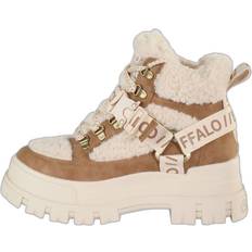 Buffalo Damen Stiefeletten Aspha Com Mid Warm Beige