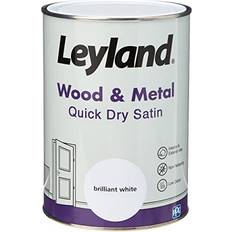 Leyland Trade Wood & Metal Quick Dry Satin Wood Paint White