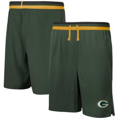 Pants & Shorts Outerstuff Men's Green Green Bay Packers Cool Down Tri-Color Elastic Training Shorts Green