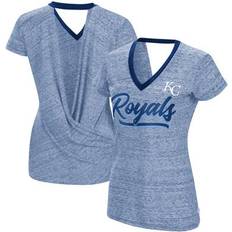 Touch Women's Royal Kansas City Royals Halftime Back Wrap Top V-Neck T-Shirt