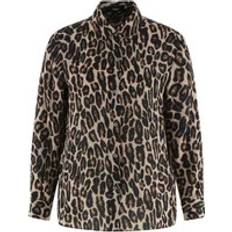 Theory Animal Print Button-Up Shirt