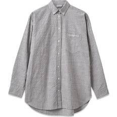 Brun - Dame Skjorter H2OFagerholt Holiday Shirt Brown Stripe