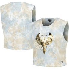 Gold - Women Tank Tops The Wild Collective Women's Lafc Tie-Dye Jersey Tank Top Cream, Cream/Gold