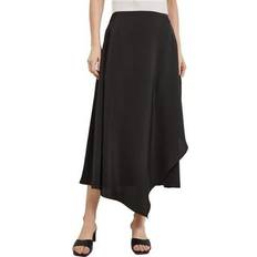 Sequins Skirts Misook Asymmetric Charmeuse Maxi Skirt