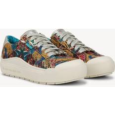 Shoes Dr. Scholl's Women's Time Off Platform Sneakers Tiger Multi Fabric 6.5M