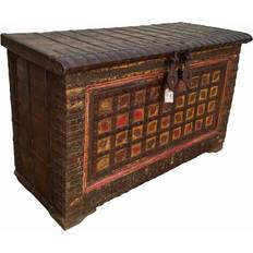 Brun Kister Alexandra House Living Brown Mango wood Chest