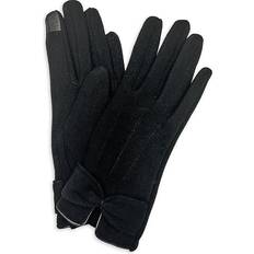 Gloves & Mittens MARCUS ADLER Women's Bow Jersey Gloves Black one-size