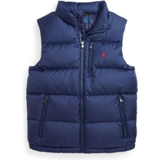 Boys Padded Vests Children's Clothing Polo Ralph Lauren Big Boys Ripstop Down Vest Jacket Newport Navy XL 18/20