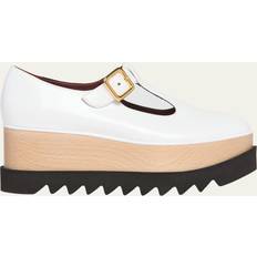 Loafers Stella McCartney Elyse Vegan Mary Jane Platform Loafers WHITE 10.5B 40.5EU