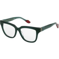 Glasses & Reading Glasses Yalea VYA172 FRIDA KAHLO 0J80 Women’s Green Size Free Lenses HSA/FSA Insurance Blue Light Block Available Transparent Petroleum Green 52