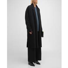 XXS Coats Eileen Fisher High Collar Felted Wool Coat