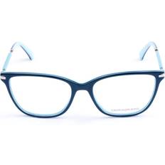 Glasses & Reading Glasses Calvin Klein Jeans CKJ18703 436 Women’s Blue Size Free HSA/FSA Insurance Blue Light Block Available Cerulean Blue On Powder Blue 53