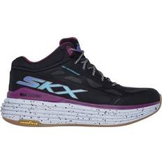 Multicolored - Women Walking Shoes Skechers Women's Max Cushioning Suspension Terrace Sneaker Black/Purple Synthetic/Textile Vegan