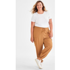 Macy's Pants & Shorts Macy's Style & Co Plus Pull-On Utility Pants, Created for Caramel Kiss 0XP