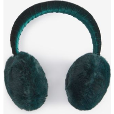 Headbands On 34th Women's Boxed Faux-Fur Earmuffs, Created for Macy's Dark Green SIZE