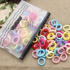 Hårprodukter Shein Seamless Children Hair Tie, Elastic Hair Bands In Cute Candy Color