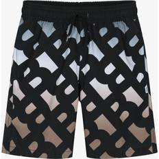 Grey Swim Shorts Children's Clothing BOSS Black Monogram Swim Shorts