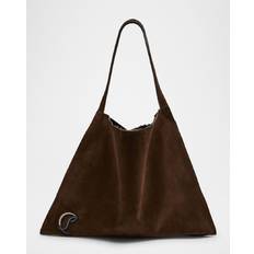 Christian Louboutin Suede Totes & Shopping Bags Christian Louboutin Le 54 Tote in Suede CHOCOLATE