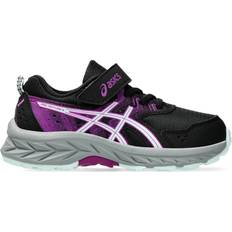 Asics Running Shoes Asics Kid's PRE VENTURE Pre-School Running Shoes, K10, BLACK/SOOTHING SEA