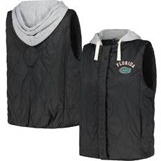 Vests Gameday Couture Florida Gators Headliner Full-Snap Hooded Puffer Vest Black, NCAA Men's Fleece/Jackets