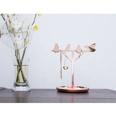Smyckesträd Kikkerland Design Bird Jewellery Stand Copper Necklace Hanger - Colour