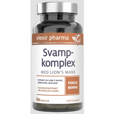 Elexir Pharma Vitaminer & Kosttillskott Elexir Pharma Elexir Svamp Komplex Lion’s mane 60 st