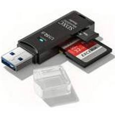 1 Pc USB 2.0 SD SD Card Reader Micro-Sd Card To USB Adapter FoCamera Memory Card Readers Card Reader For Laptops