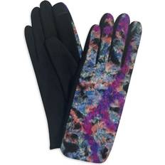 Purple Gloves & Mittens Marcus Adler Women's Swirl Print Jersey Touchscreen Glove Plum