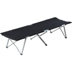 Aluminium Campingbäddar OutSunny Campingsäng Hopfällbar Med Väska