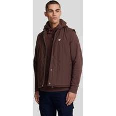 Gummi Overtøj Lyle And Scott Men's Premium Reversible Quilted Gilet Navy 42/Regular