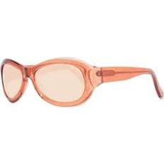 Bally Ovalformade Solglasögon Med Spegelglas - Brown
