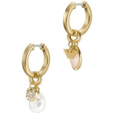 Emporio Armani Earrings Emporio Armani Women's Gold-Tone Brass Hoop Earrings, EGS3119710 Gold ONE SIZE