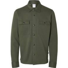 Dam - Gröna - Overshirts Jackor Selected Homme Klassiska Överskjorta Grön