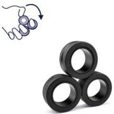 Magnetic rings Shein Magnetic Rings Set, 3PCS Idea ADHD Anxiety Decompression Magnetic Rings Fidget Toys Adult Rings For Anxiety Relief Therapy, Finger Fidget Toys Great