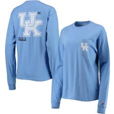 League Collegiate Wear Kentucky Wildcats Pocket Oversized Long Sleeve T-Shirt Royal, NCAA Women's