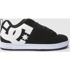 DC court graffik trainers in black & white Black & White