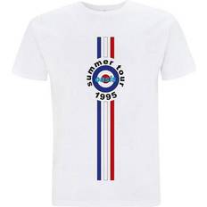 Oasis Stripes 95 Logo Unisex T-shirt - White